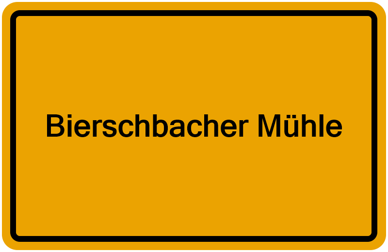 Handelsregisterauszug Bierschbacher Mühle